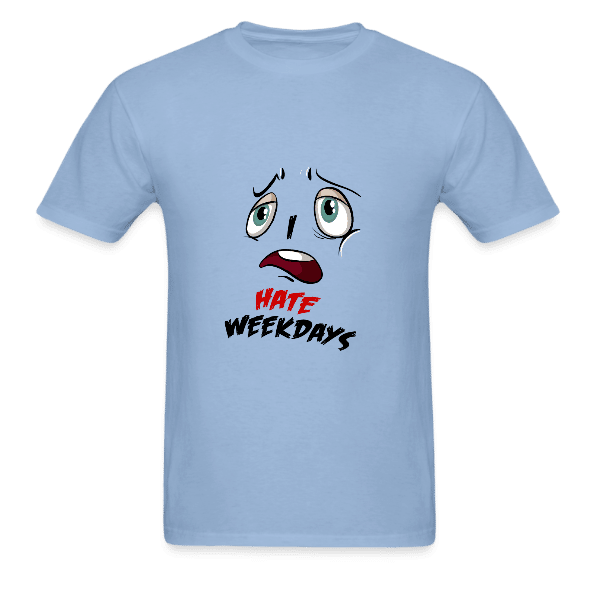 Grumpy Peet Unisex T-shirt | I hate weekdays.